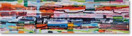 Clearwater VIV, 2009, mixed media/canvas, 300cm x 80cm